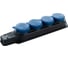 Колодка удлинителя FL-SB-4EU-IP44-BL 4-х местная 2P+PE 16A 250В IP44 с защитной крышкой синего цвета Filum 00-01186585 11