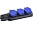 Колодка удлинителя FL-SB-3EU-IP44-BL 3-х местная 2P+PE 16A 250В IP44 с защитной крышкой синего цвета Filum 00-01186584 2