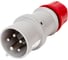 Кабельная вилка DKC 32А, 3P+E+N, 400В, IP44 DIS2133237 2