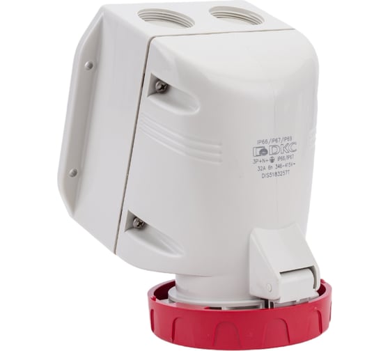 Розетка DKC наружная установка 32А 400В 3P+E+N IP67 DIS5183257T 1