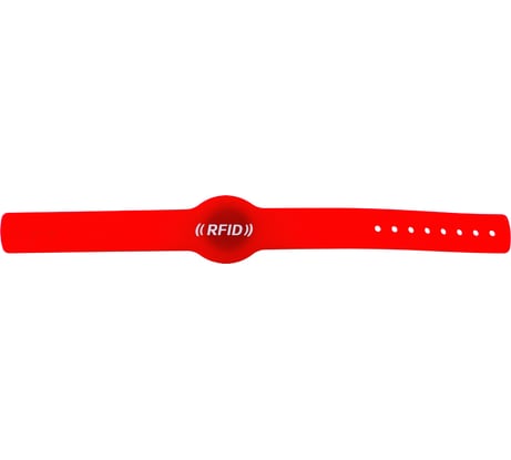 Браслет ID ZKTEco Wristbands красный 00-00013315