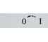 Табличка Emas 0-1 BET0801OK 1