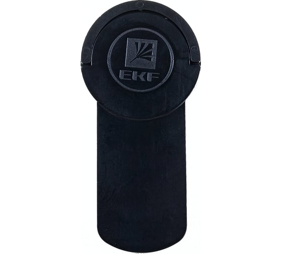 Угловая плоская вилка EKF с/з черная СТЕЛС 16А 250В PRO AVYF16-30-r