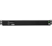 Блок розеток ExeGate ServerPro PDU-19H015 Al-8C19-EU3CU, 19, 1U, алюминий, 8 IEC 320 C19, евро, 3м 280873