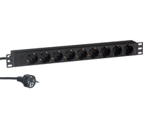 Блок розеток ExeGate ServerPro PDU-19H904 Al-9S-EU2.5CU, 19,1U,алюм, 9Schuko, евро, 2.5м 280850