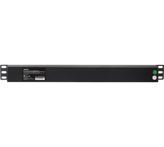Блок розеток ExeGate ServerPro PDU-19H609 Al-6S-C14-2CU-SPD1 19 1U алюминий 6Schuko кабель с C14 2м SPD1. 280834