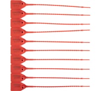 Пломба пластиковая номерная Arnezi 250мм, красная, 100 шт A0903000