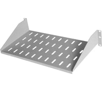 Полка консольная Офион ПК2U-250.001 2U 250 Ral 7035 серая 4631178597427