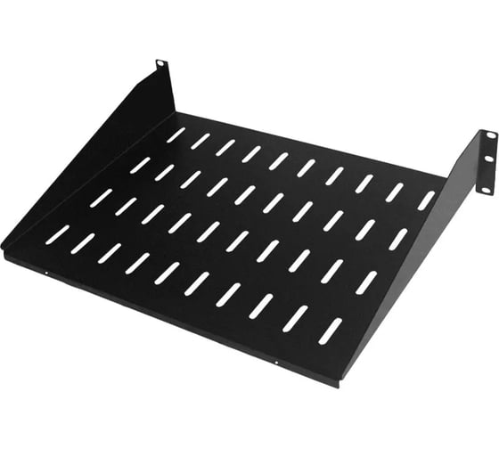 Полка консольная Офион ПК2U-350.001 2U 350 Ral 9005 черная 4631178597472 1