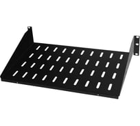 Полка консольная Офион ПК2U-250.001 2U 250 Ral 9005 черная 4631178597434