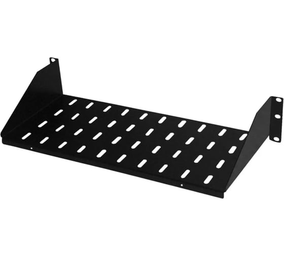 Полка консольная Офион ПК2U-200.001 2U 200 Ral 9005 черная 4631178597410 1