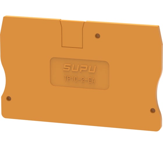 Крышка защитная для клемм SUPU TP 1-1с сечением 10мм2, оранжевая, 50 шт TP10-2-OG-EA 1