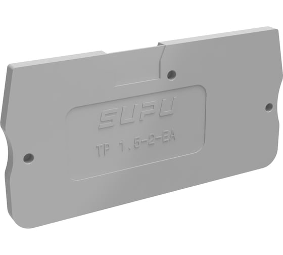 Крышка защитная для клемм SUPU TP 1-1с сечением 1.5мм2, серая, 100 шт TP1.5-2-GY-EA 1