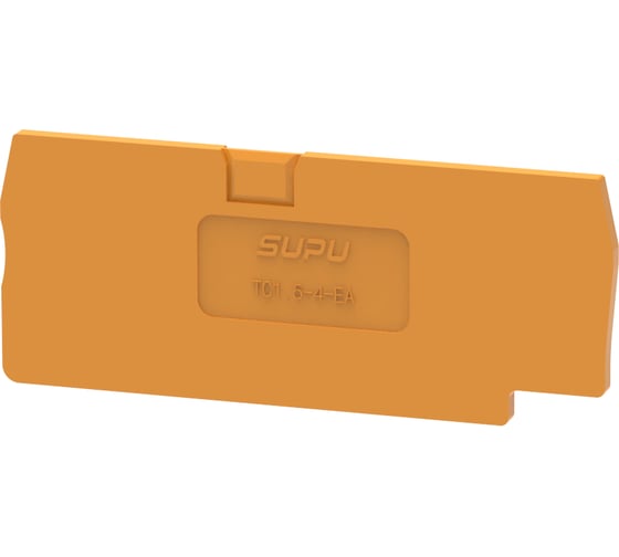 Крышка защитная для клемм SUPU TC 2-2 с сечением 1.5/2.5мм2, оранжевая, 100 шт TC1.5-4-OG-EA 1