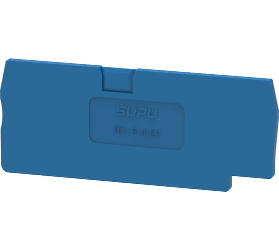 Крышка защитная для клемм SUPU TC 2-2с сечением 1.5/2.5мм2, синяя, 100 шт TC1.5-4-BU-EA 1