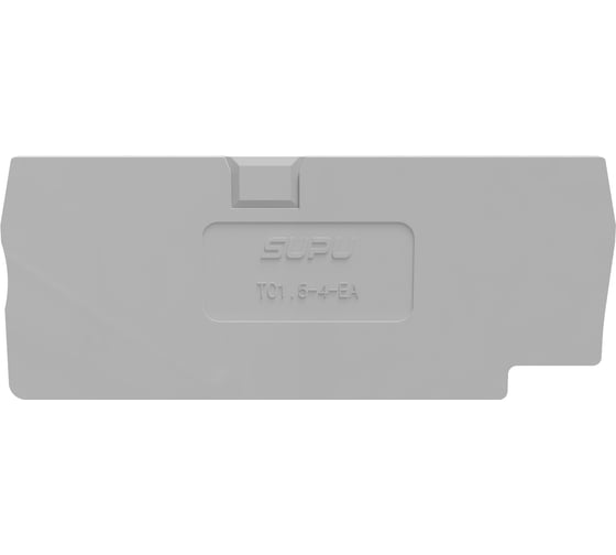 Крышка защитная для клемм SUPU TC 2-2с сечением 1.5/2.5мм2, серая, 100 шт TC1.5-4-GY-EA 1