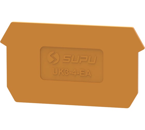 Крышка защитная для клемм SUPU проходных 2-2 UK,с сечением 2.5-4мм2, оранжевая, 100 шт 303142 1