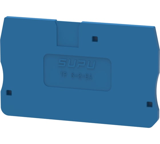 Крышка защитная для клемм SUPU TP 1-1с сечением 6мм2, синяя, 100 шт TP6-2-BU-EA 1