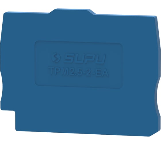 Крышка защитная SUPU для мини TP,с сечением 2.5мм2, синяя, 100 шт TPM2.5-2-BU-EA 1