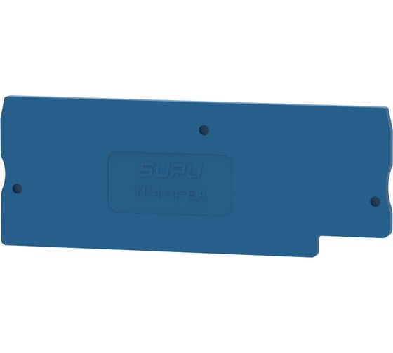 Крышка защитная для клемм SUPU TP 2-2с сечением 4мм2, синяя, 100 шт TP4-4-BU-EA 1