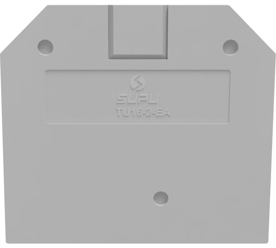 Крышка защитная для клемм SUPU проходных 1-1 TUс сечением 16мм2, серая, 100 шт TU16-2-GY-EA 1