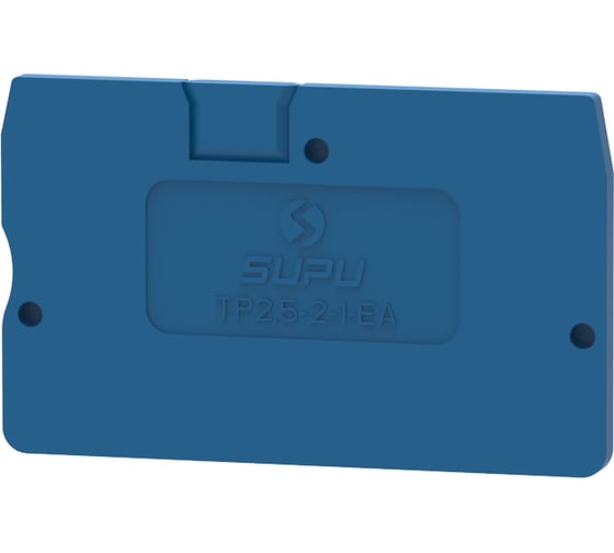 Крышка защитная для клемм SUPU штекерных TPс сечением 2.5мм2, синяя, 100 шт TP2.5-2-1-BU-EA 1