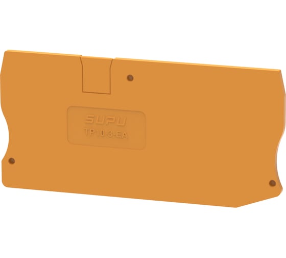 Крышка защитная для клемм SUPU TP 1-2с сечением 10мм2, оранжевая, 50 шт TP10-3-OG-EA 1