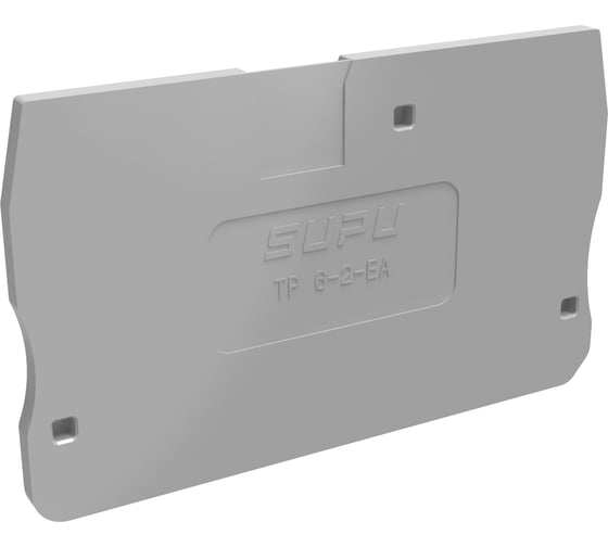 Крышка защитная для клемм SUPU TP 1-1с сечением 6мм2, серая, 100 шт TP6-2-GY-EA 1