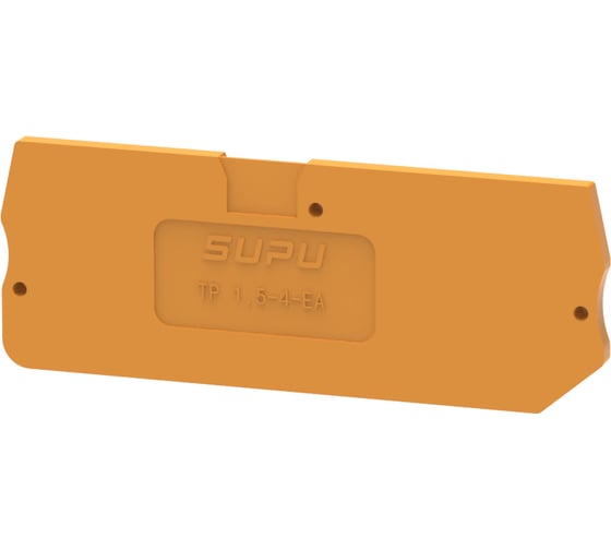 Крышка защитная для клемм SUPU TP 2-2с сечением 1.5мм2, оранжевая, 100 шт TP1.5-4-OG-EA 1