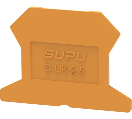 Крышка защитная для клемм SUPU проходных 1-1 UK,с сечением 2.5мм2, оранж 100 шт 302102 1