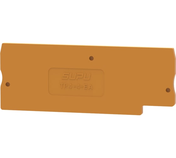 Крышка защитная для клемм SUPU TP 2-2с сечением 4мм2, оранжевая, 100 шт TP4-4-OG-EA 1