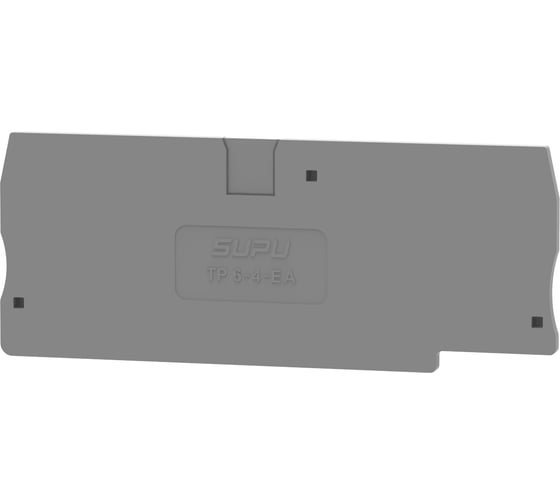 Крышка защитная для клемм SUPU TP 2-2с сечением 6мм2, серая, 100 шт TP6-4-GY-EA 1