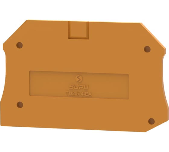 Крышка защитная для клемм SUPU TU 4-контактных, оранжевая, 100 шт TU2.5-4-OG-EA 1