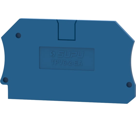 Крышка защитная SUPU серии TP для клеммы TPV,с сечением 6мм2, серая, 100 шт TPV6-2-BU-EA 1