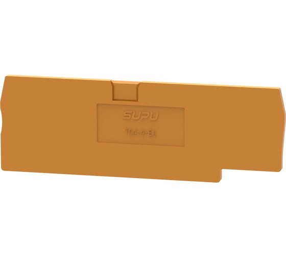 Крышка защитная для клемм SUPU серии TC 2-2с сечением 4мм2, оранжевая, 100 шт TC4-4-OG-EA 1
