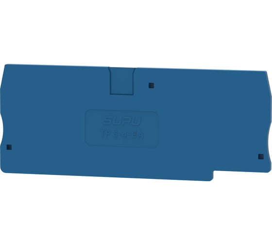Крышка защитная для клемм SUPU TP 2-2с сечением 6мм2, синяя, 100 шт TP6-4-BU-EA 1