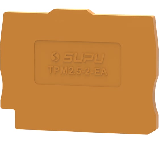 Крышка защитная SUPU для мини TP,с сечением 2.5мм2, оранжевая, 100 шт TPM2.5-2-OG-EA 1