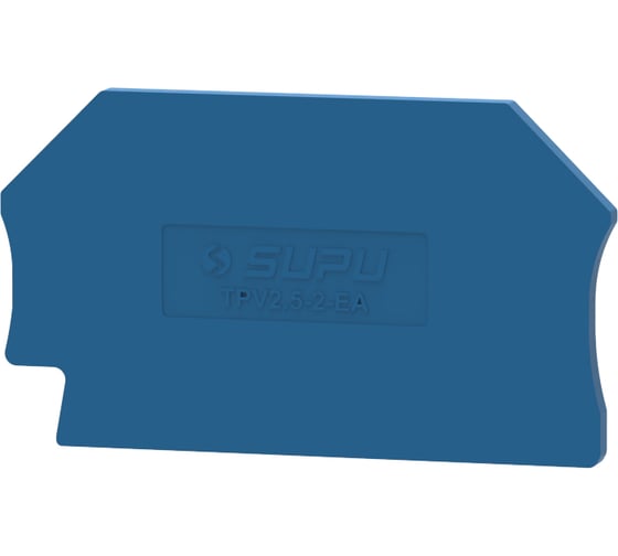 Крышка защитная SUPU серии TP для клеммы TPV,с сечением 2.5мм2, синяя, 100 шт TPV2.5-2-BU-EA 1