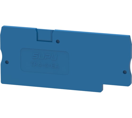 Крышка защитная для клемм SUPU TP 1-2с сечением 4мм2, синяя, 100 шт TP4-3-BU-EA 1