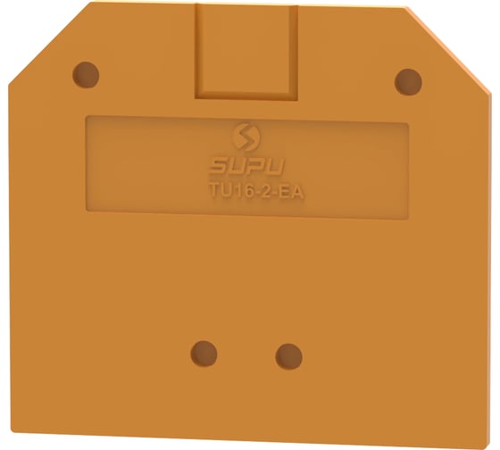 Крышка защитная для клемм SUPU проходных 1-1 TUс сечением 16мм2, оранжевая, 100 шт TU16-2-OG-EA 1