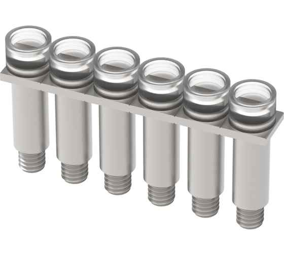 Перемычка SUPU для винтовых клемм UK сс сечением 2.5мм2, 6 контактов 100 шт 303306 1