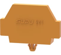 Крышка защитная SUPU TB для клемм с монтажной ножкой, оранжевая 100 шт 241632