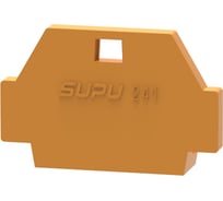 Крышка защитная SUPU TB для клемм, сеч 2.5мм2, оранжевая 100 шт 241642