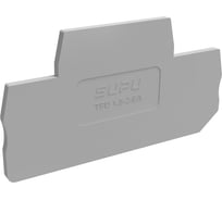 Крышка SUPU TP для 2-уровневых проходных клемм 1.5мм2, серая 100 шт TPD1.5-2-GY-EA