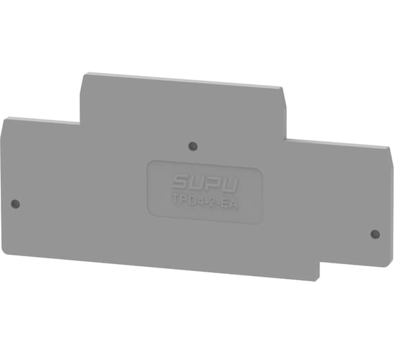 Крышка SUPU TP для 2-уровневых проходных клемм 4мм2, серая 50 шт TPD4-2-GY-EA 1