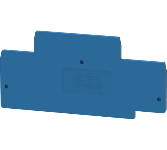 Крышка SUPU TP для 2-уровневых проходных клемм 4мм2, синяя 50 шт TPD4-2-BU-EA 1