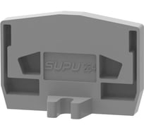 Крышка защитная SUPU TB для клемм с фиксирующим фланцем, серая 100 шт 254621