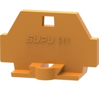 Крышка защитная SUPU TB для клемм с фиксирующим фланцем, оранжевая 100 шт 241622