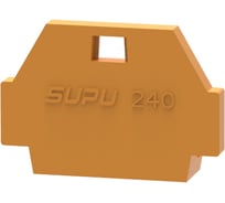 Крышка защитная SUPU TB для клемм, сеч 1.5мм2, оранжевая 100 шт 240642