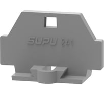 Крышка защитная SUPU TB для клемм с фиксирующим фланцем, серая 100 шт 241621